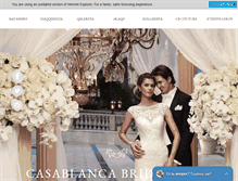 Tablet Screenshot of casablancabridalbaku.com